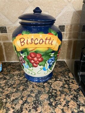 Kitchen Biscotti Jar